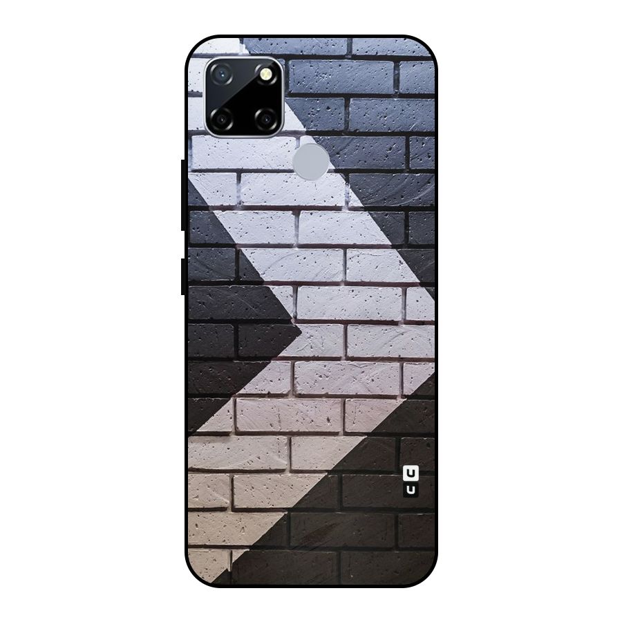Wall Arrow Design Metal Back Case for Realme Narzo 30A