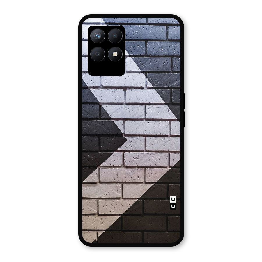 Wall Arrow Design Metal Back Case for Realme Narzo 50