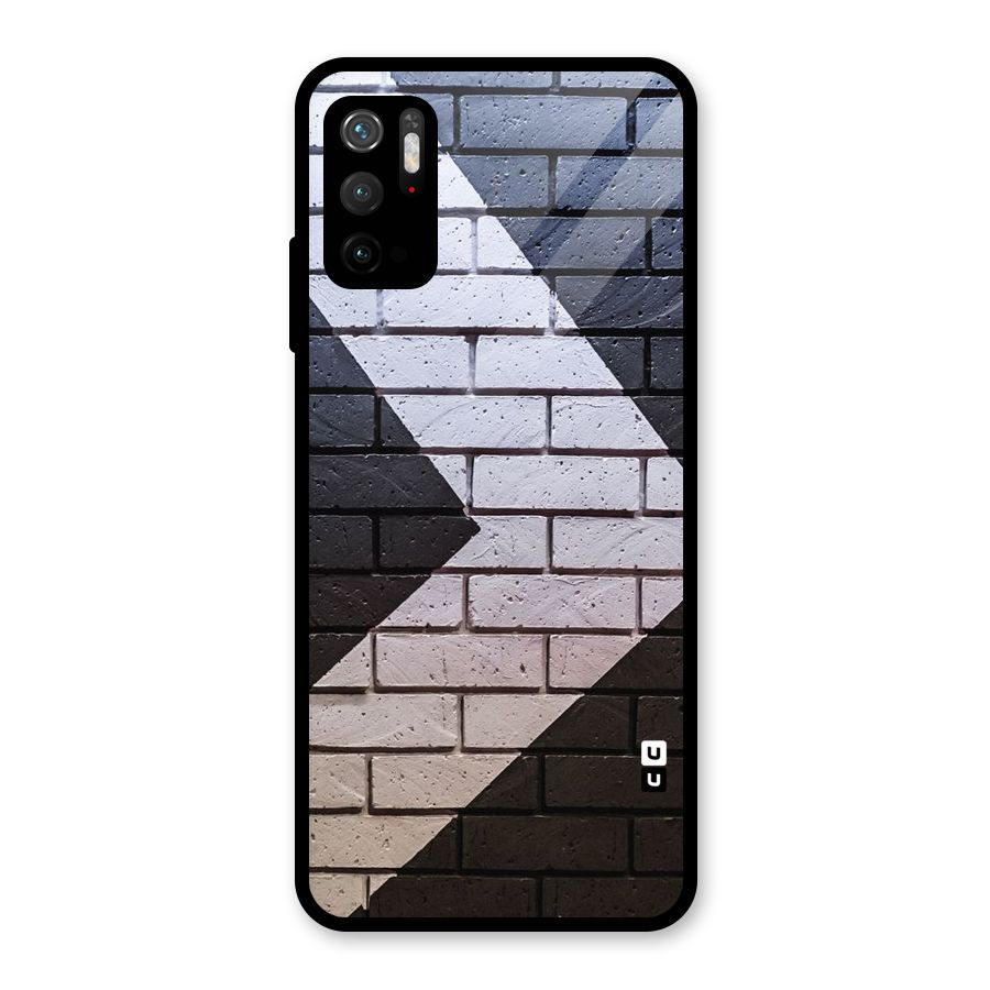 Wall Arrow Design Metal Back Case for Redmi Note 10T 5G