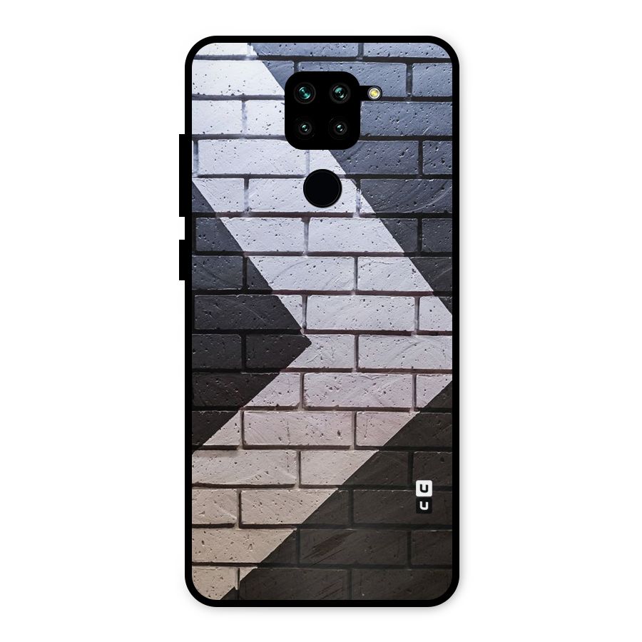 Wall Arrow Design Metal Back Case for Redmi Note 9