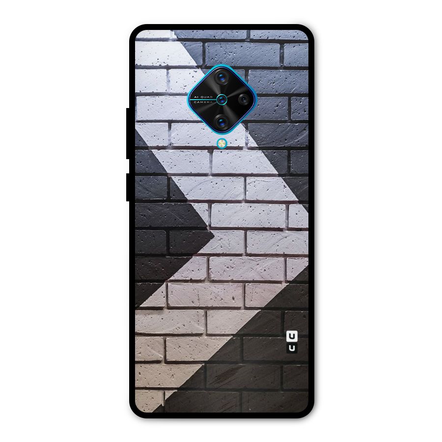 Wall Arrow Design Metal Back Case for Vivo S1 Pro