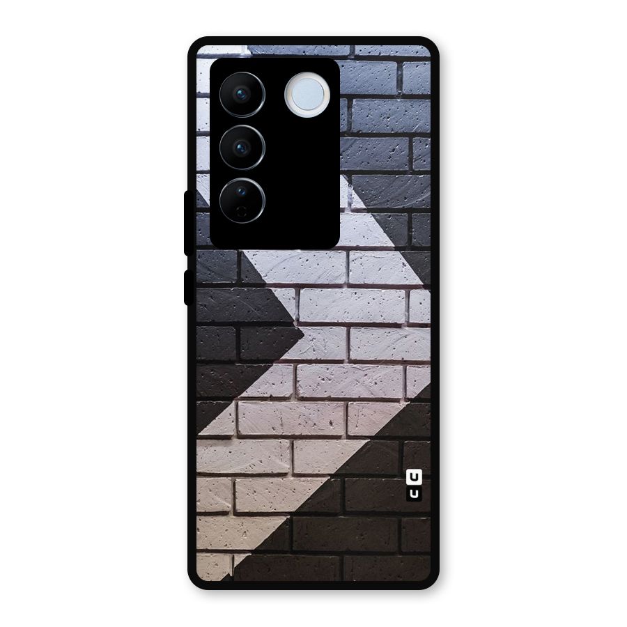 Wall Arrow Design Metal Back Case for Vivo V27