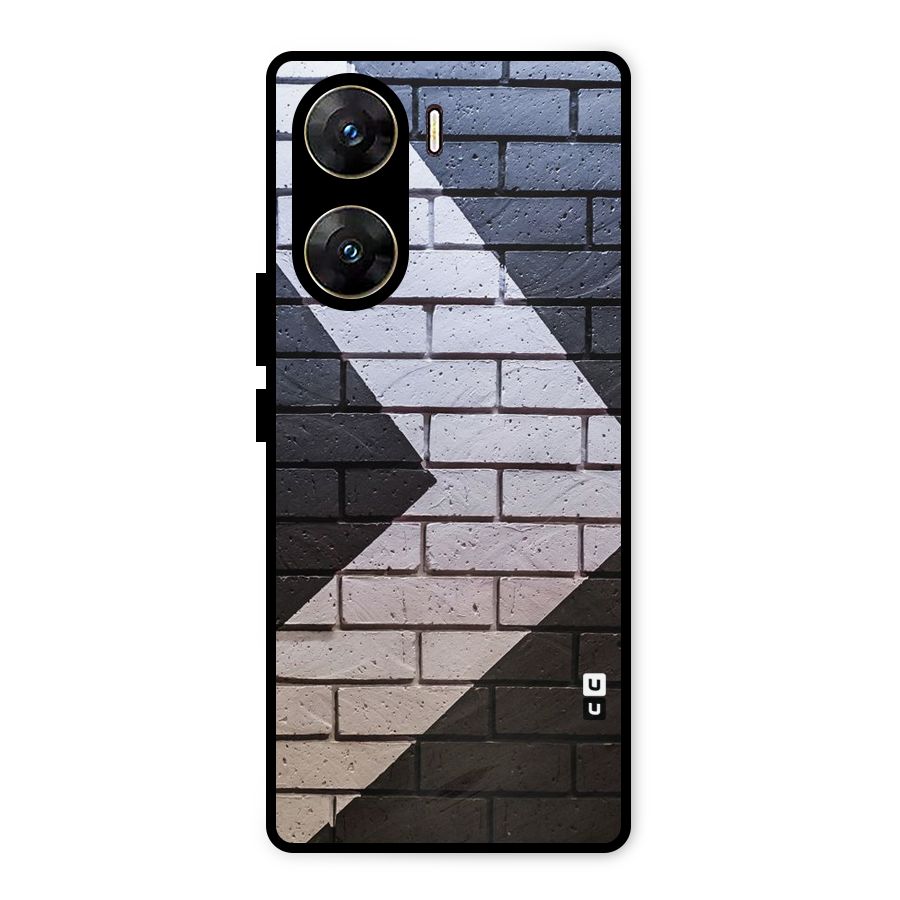 Wall Arrow Design Metal Back Case for Vivo V29e