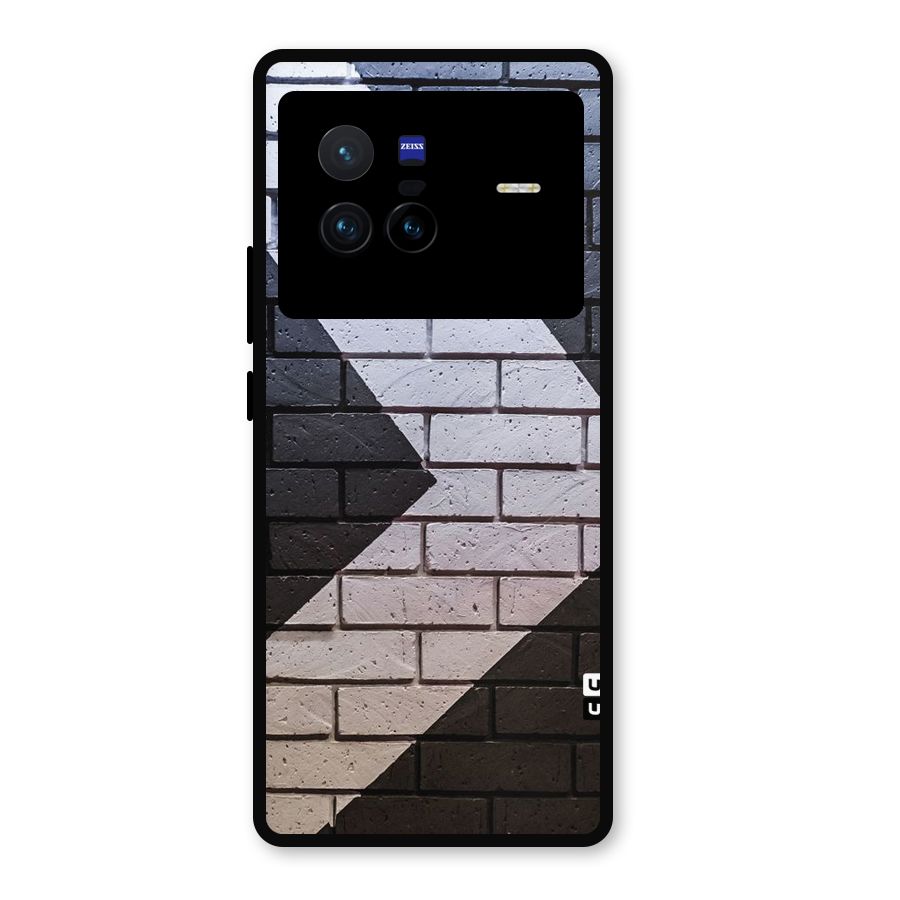 Wall Arrow Design Metal Back Case for Vivo X80