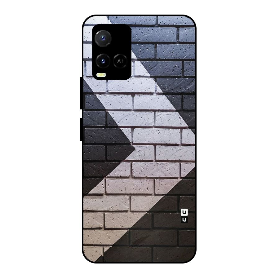 Wall Arrow Design Metal Back Case for Vivo Y21
