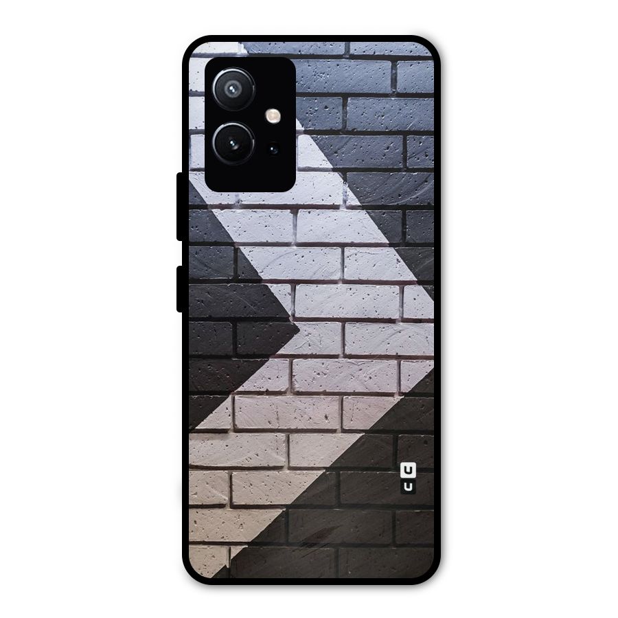 Wall Arrow Design Metal Back Case for Vivo Y75 5G