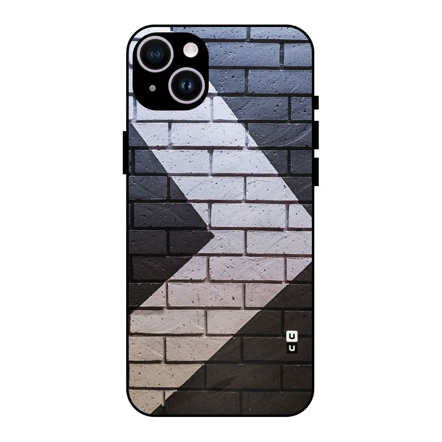 Wall Arrow Design Metal Back Case for iPhone 14 Plus