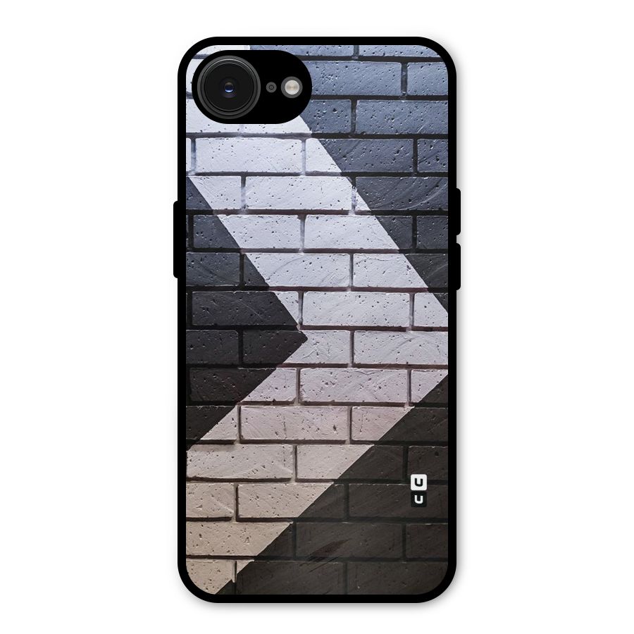 Wall Arrow Design Metal Back Case for iPhone 16e