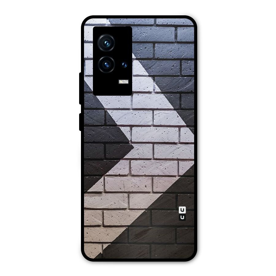 Wall Arrow Design Metal Back Case for iQOO 9 5G