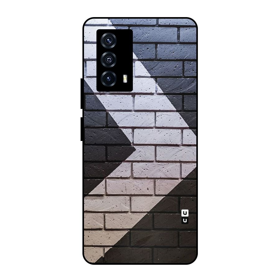 Wall Arrow Design Metal Back Case for iQOO Z5