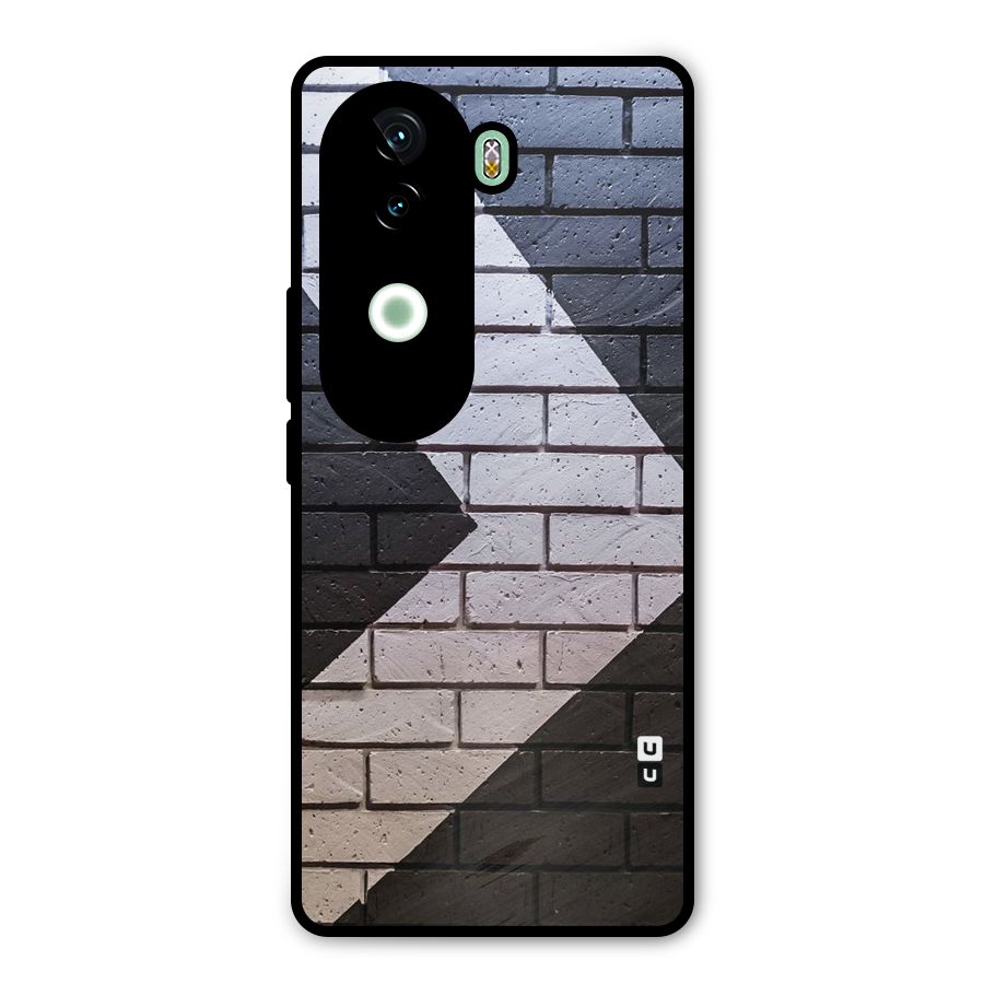 Wall Arrow Design Metal Back Case for iQOO Z9s