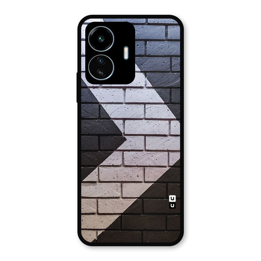 Wall Arrow Design Metal Back Case for vivo iQOO Z6 Lite 5G