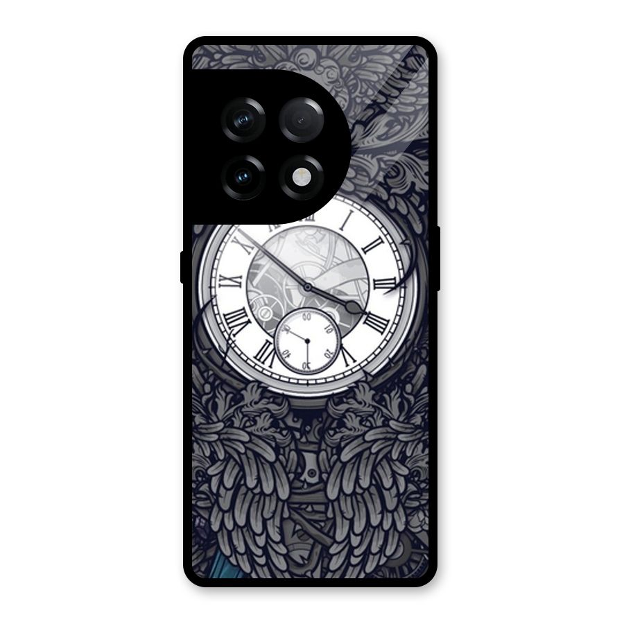 Wall Clock Glass Back Case for OnePlus 11R