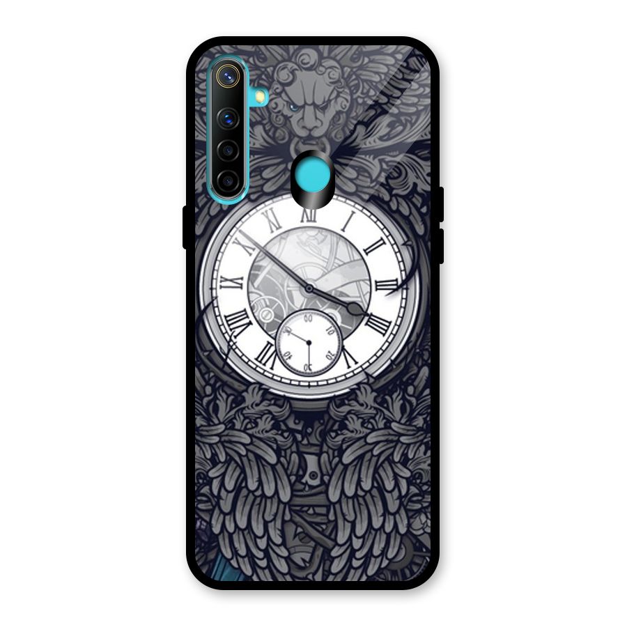 Wall Clock Glass Back Case for Realme Narzo 10