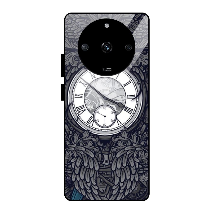 Wall Clock Glass Back Case for Realme Narzo 60 5G