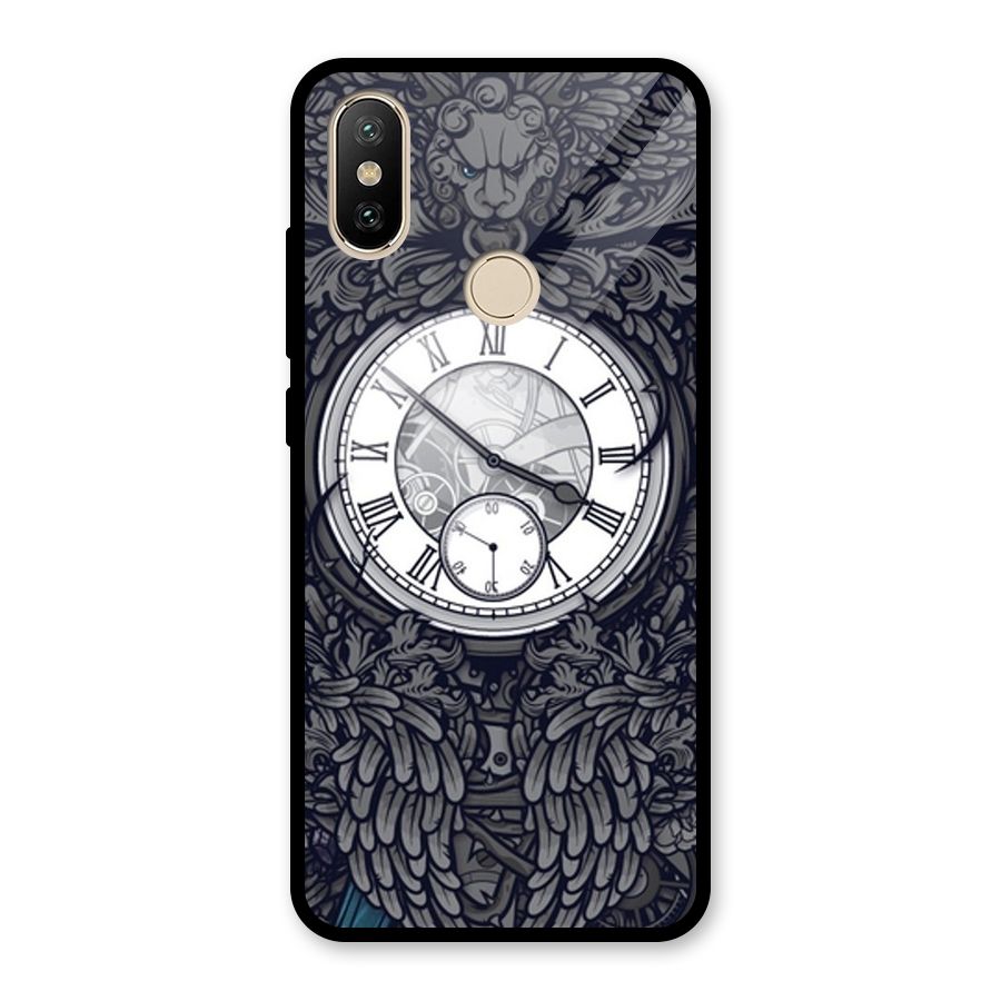 Wall Clock Glass Back Case for Redmi A2