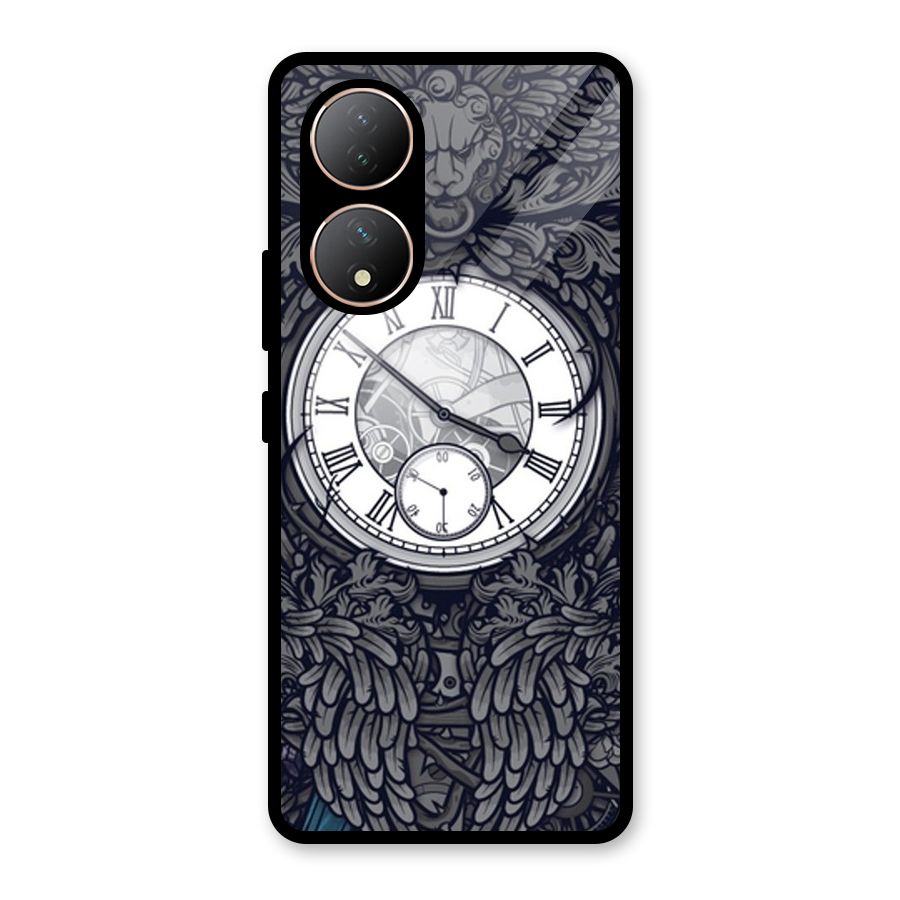 Wall Clock Glass Back Case for Vivo Y100A