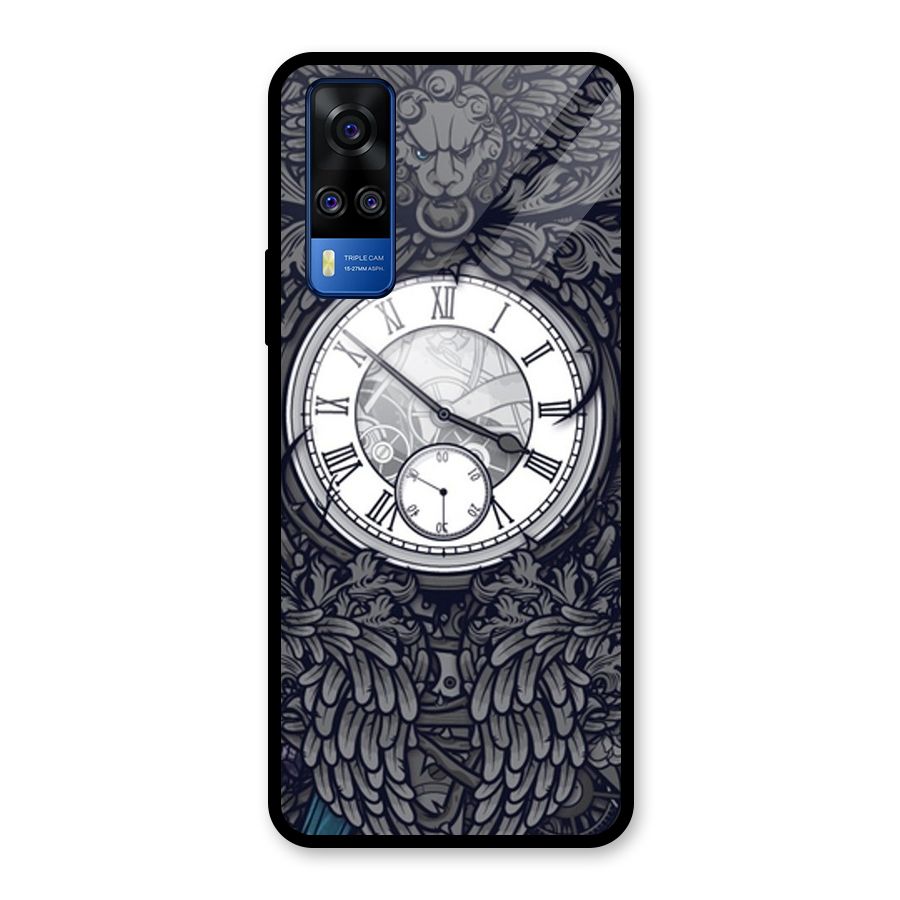Wall Clock Glass Back Case for Vivo Y31