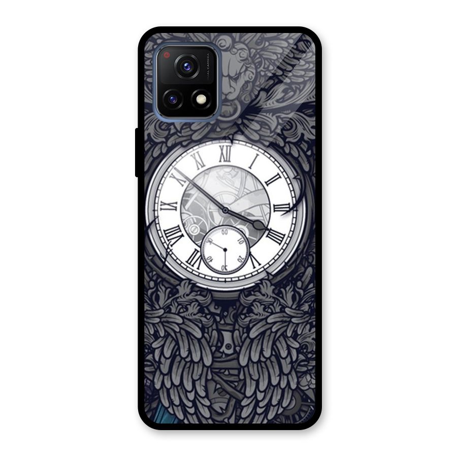 Wall Clock Glass Back Case for Vivo Y72 5G
