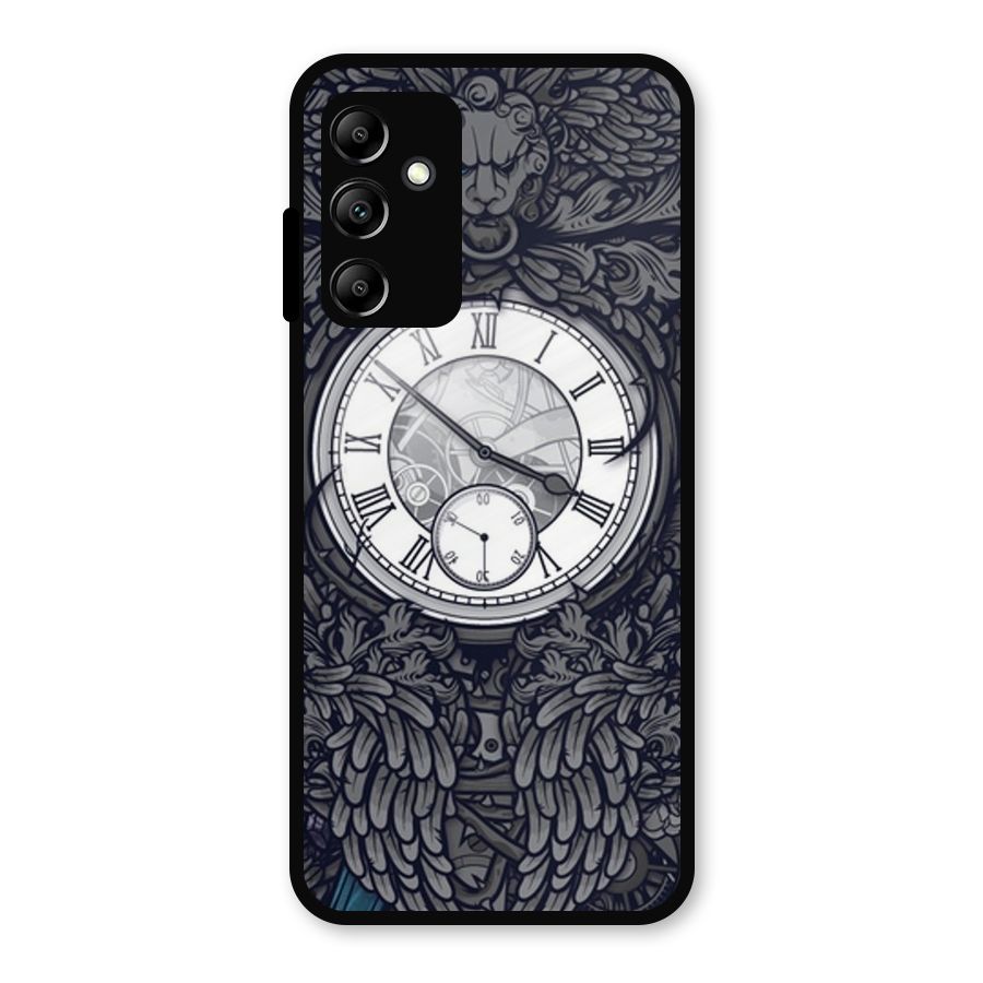Wall Clock Metal Back Case for Galaxy A14 5G