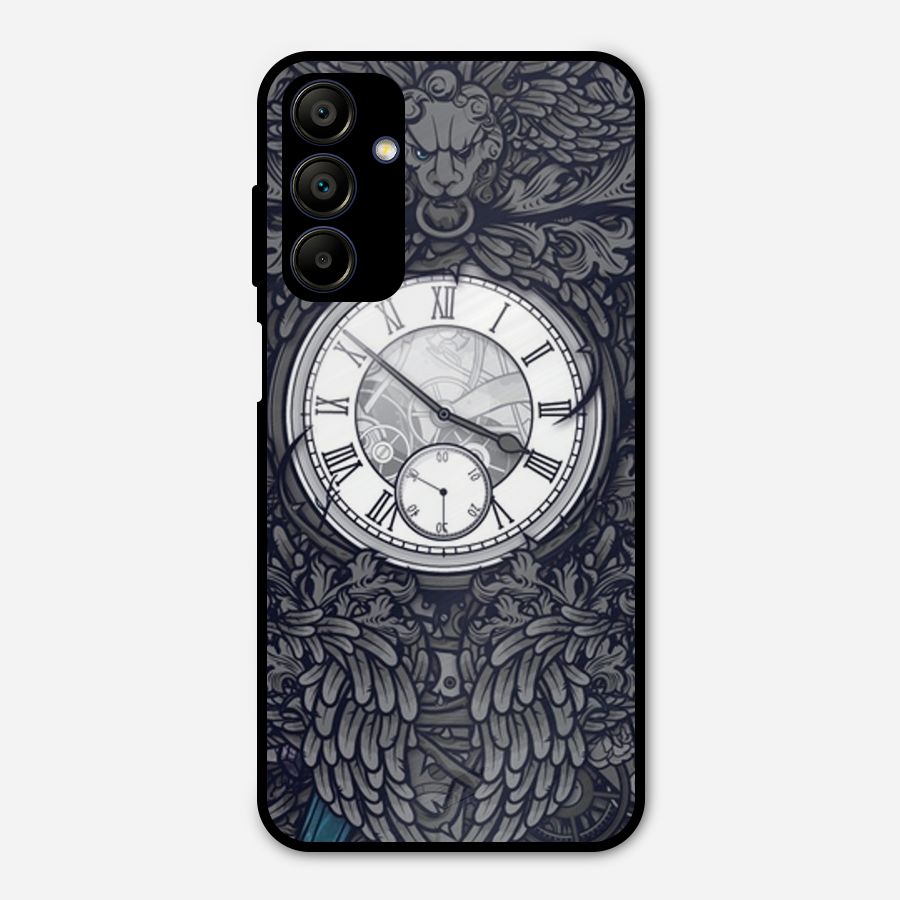 Wall Clock Metal Back Case for Galaxy A15 5G