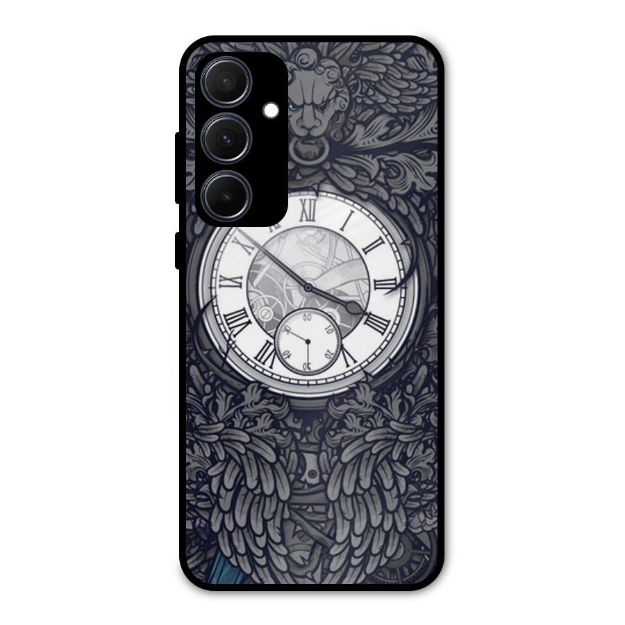 Wall Clock Metal Back Case for Galaxy A35