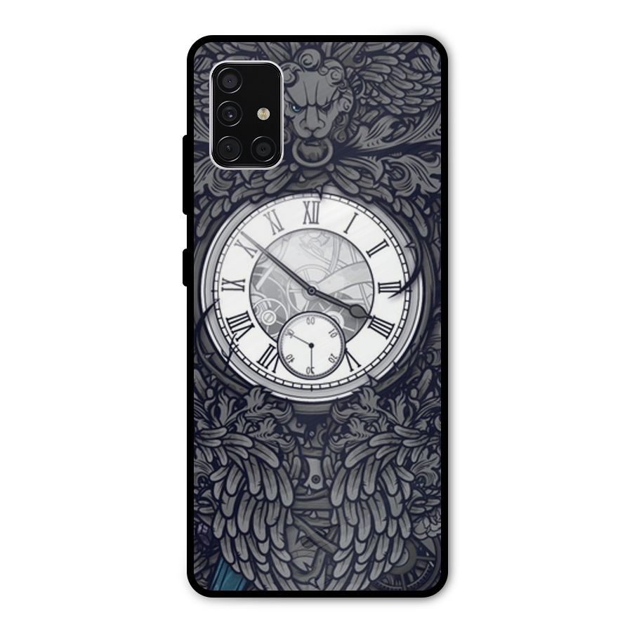 Wall Clock Metal Back Case for Galaxy A51