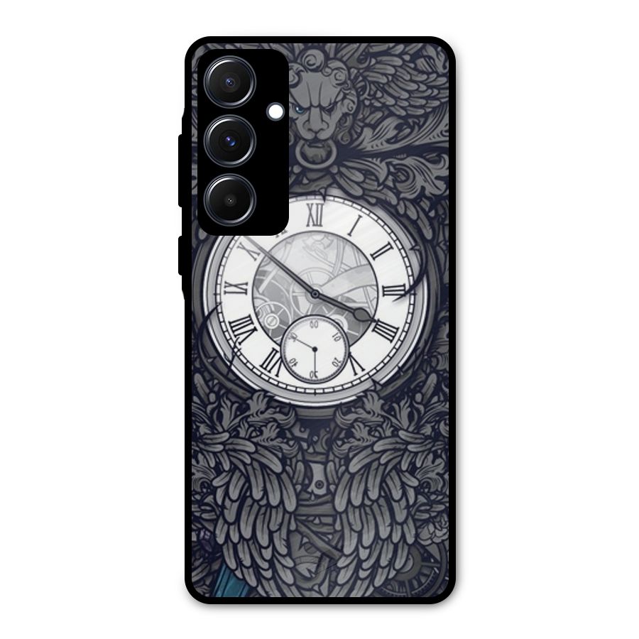 Wall Clock Metal Back Case for Galaxy A55