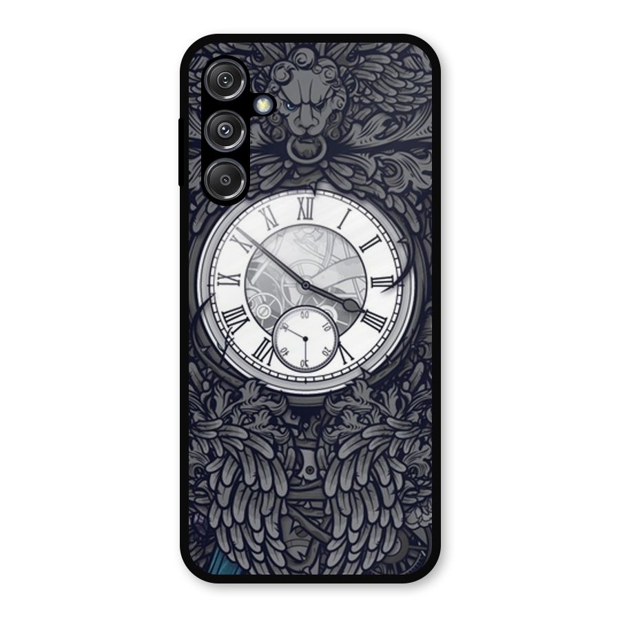 Wall Clock Metal Back Case for Galaxy M34 5G