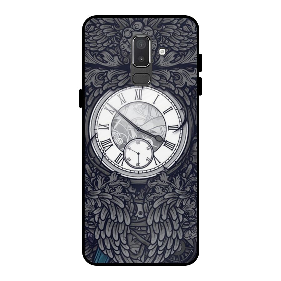 Wall Clock Metal Back Case for Galaxy On8 (2018)