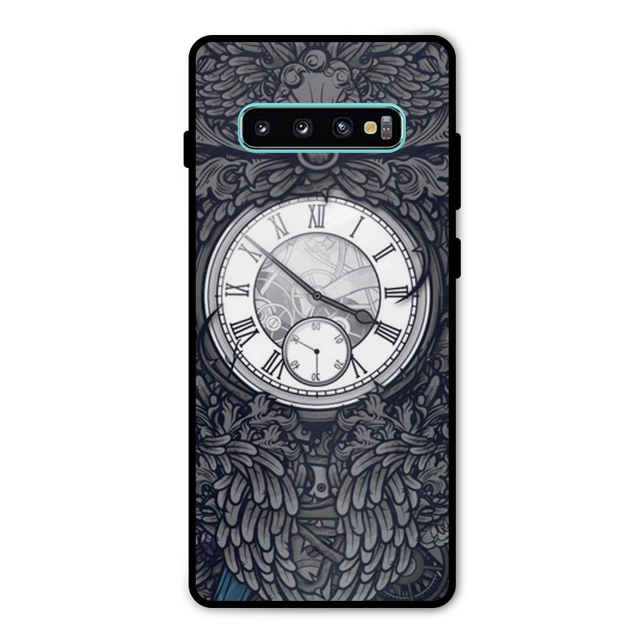 Wall Clock Metal Back Case for Galaxy S10 Plus