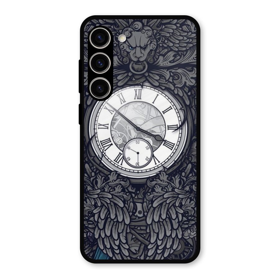 Wall Clock Metal Back Case for Galaxy S23 Plus