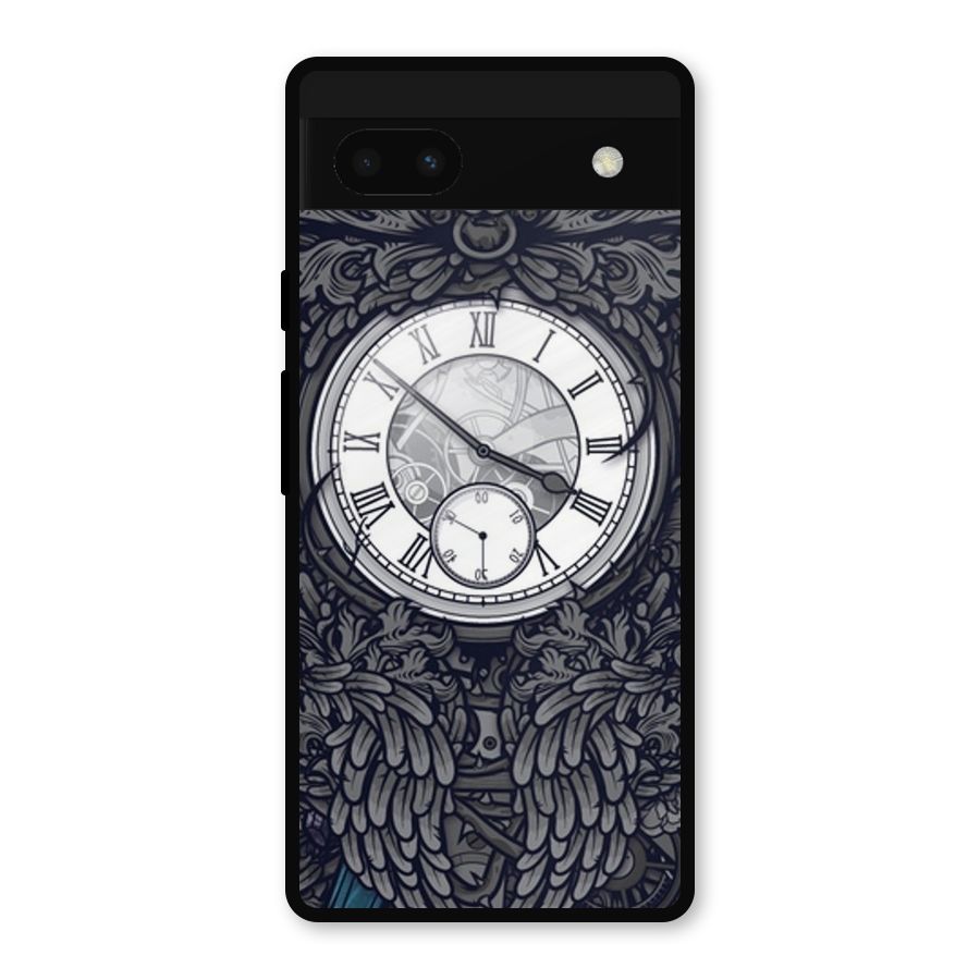 Wall Clock Metal Back Case for Google Pixel 6a
