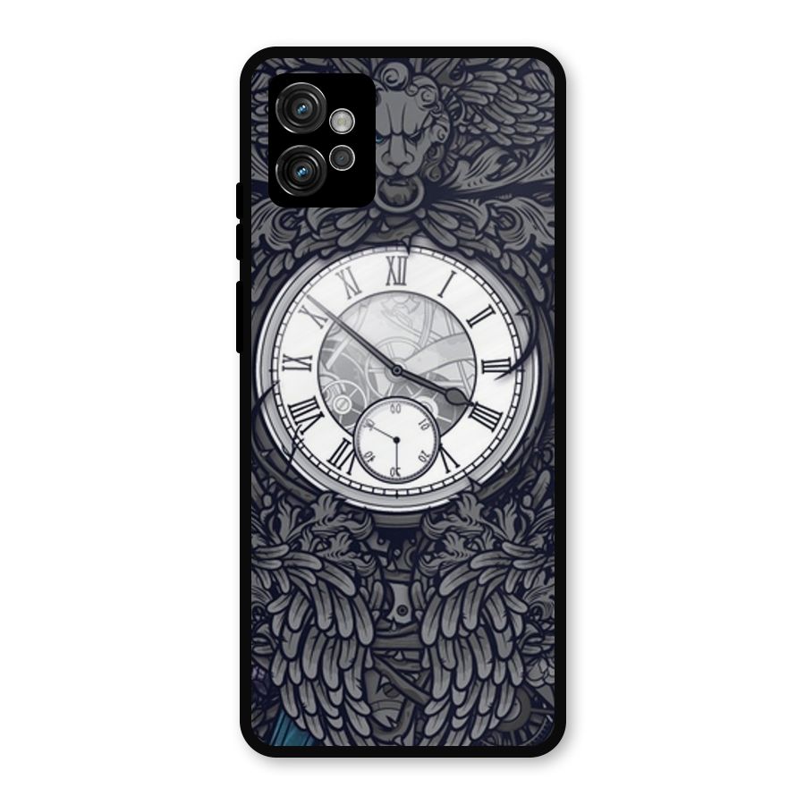 Wall Clock Metal Back Case for Moto G32