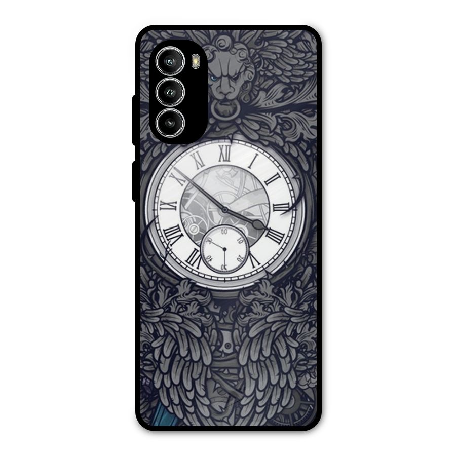 Wall Clock Metal Back Case for Moto G52
