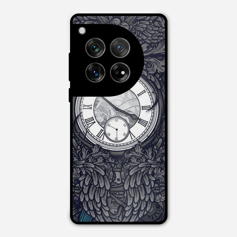 Wall Clock Metal Back Case for OnePlus 12