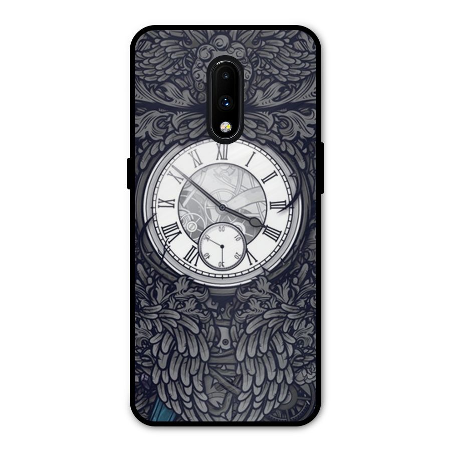 Wall Clock Metal Back Case for OnePlus 7