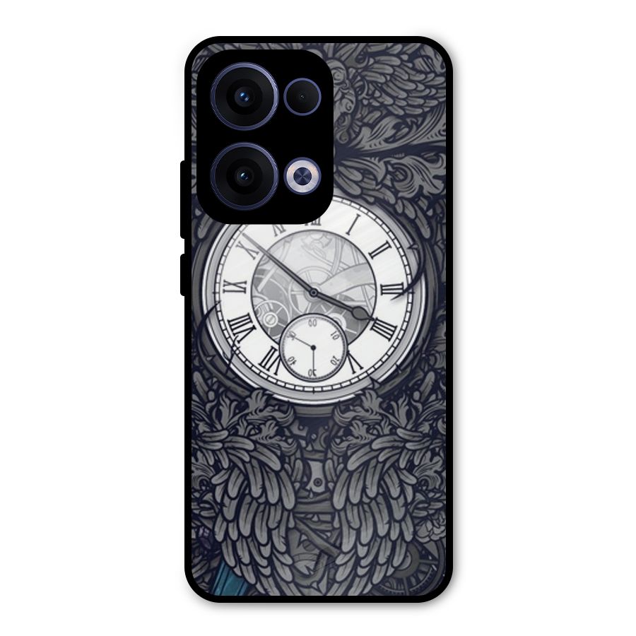 Wall Clock Metal Back Case for Oppo Reno13