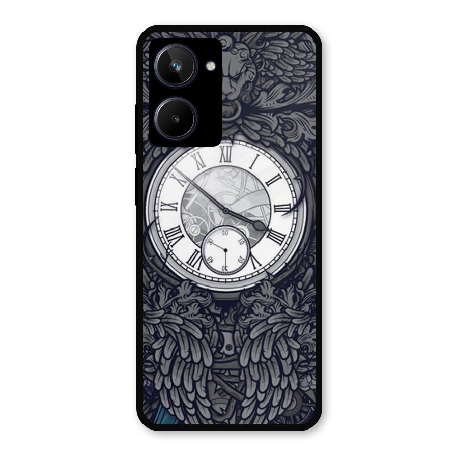 Wall Clock Metal Back Case for Realme 10