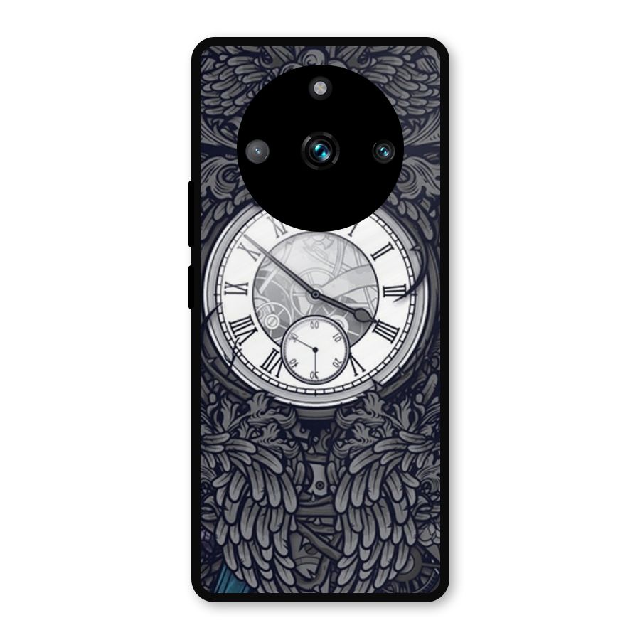 Wall Clock Metal Back Case for Realme 11 Pro