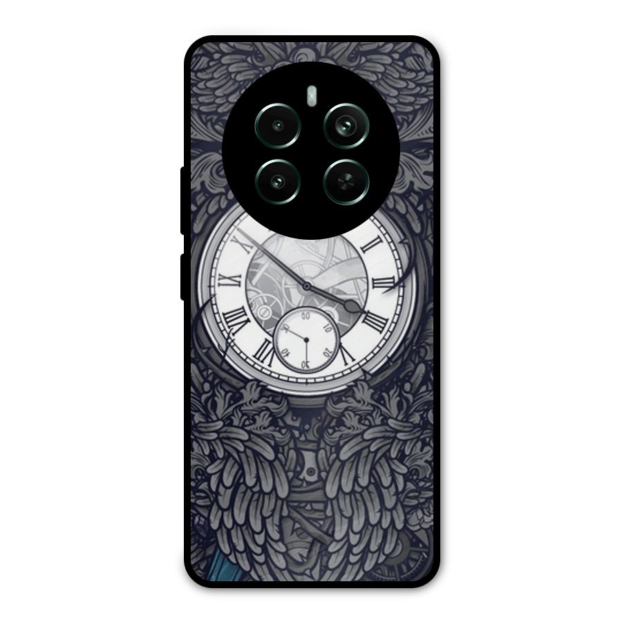 Wall Clock Metal Back Case for Realme 12 Pro Plus