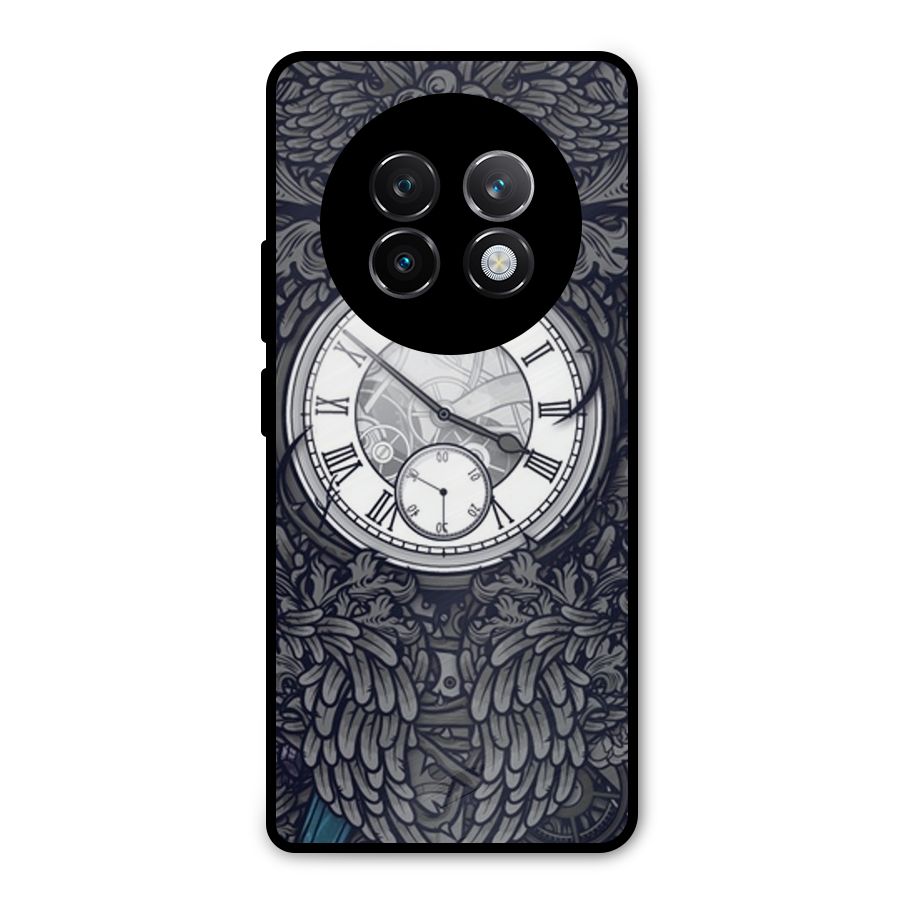 Wall Clock Metal Back Case for Realme 13 Plus