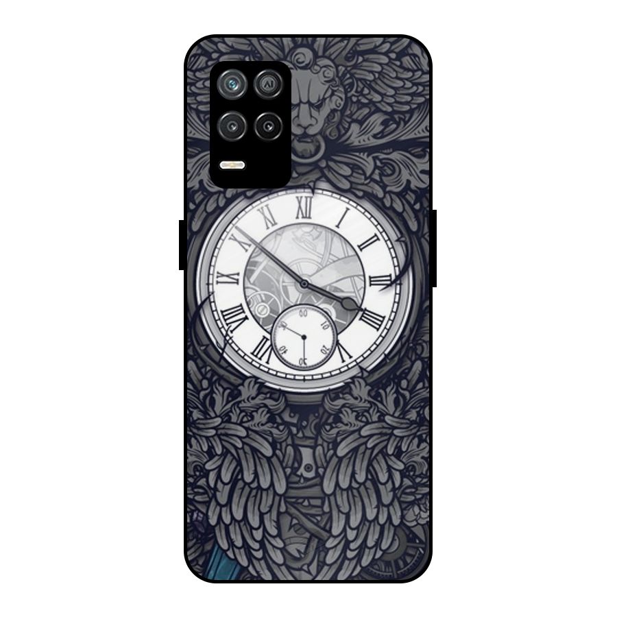 Wall Clock Metal Back Case for Realme 9 5G