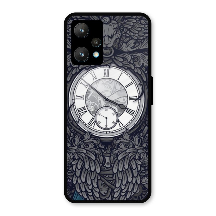 Wall Clock Metal Back Case for Realme 9 Pro Plus 5G