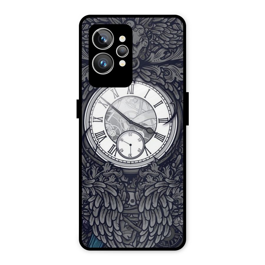 Wall Clock Metal Back Case for Realme GT2 Pro