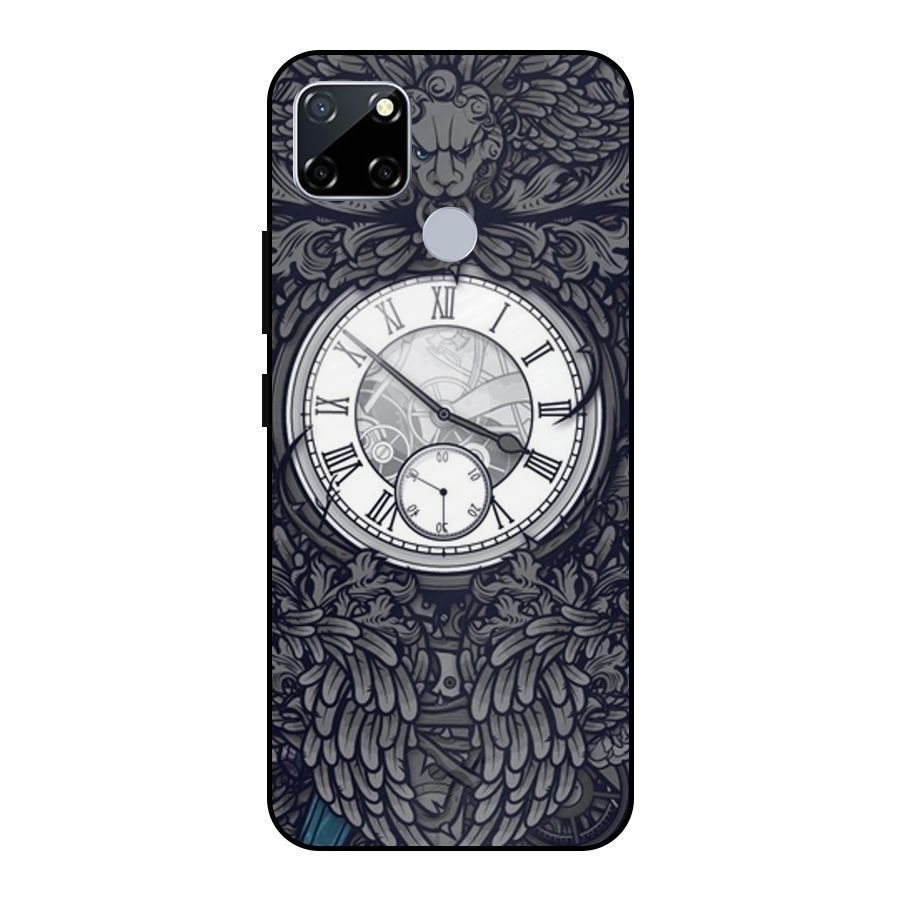 Wall Clock Metal Back Case for Realme Narzo 20