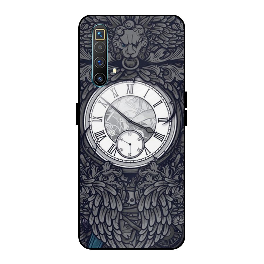 Wall Clock Metal Back Case for Realme X3 SuperZoom