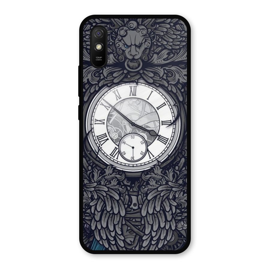 Wall Clock Metal Back Case for Redmi 9a