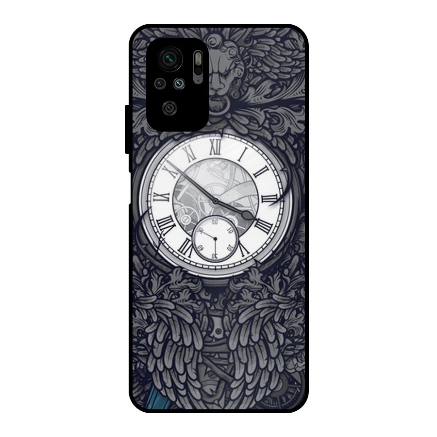 Wall Clock Metal Back Case for Redmi Note 10S
