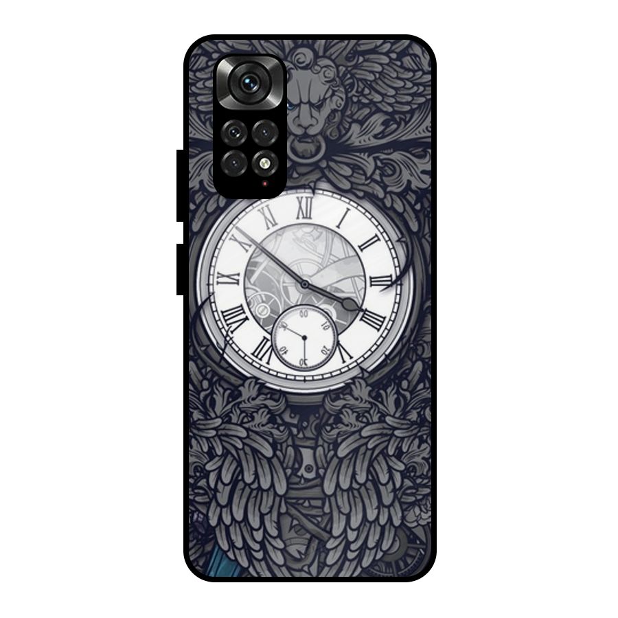 Wall Clock Metal Back Case for Redmi Note 11 Pro Plus 5G